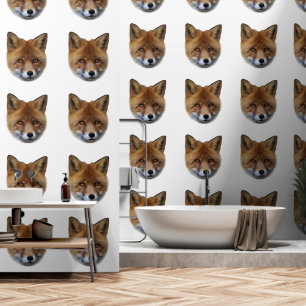 Aangepaste kleur Fox Behang