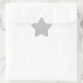 Aangepaste kleur gebreide textuur ster sticker (Tas)