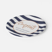 Aangepaste kleur Gepersonaliseerde Graduation Part Papieren Bordje (Gekanteld)