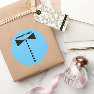 Aangepaste kleur Groomsmen Stickers