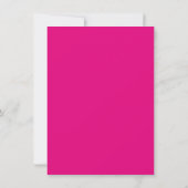 Aangepaste kleur III Uitnodiging derde verjaardag  (Achterkant)