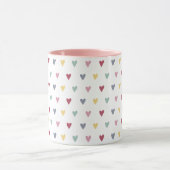 Aangepaste kleur kleurrijke Little Hearts Mok (Midden)