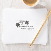 Aangepaste kleur kruisstikkende bloemen borduurwer etiket (Insitu)