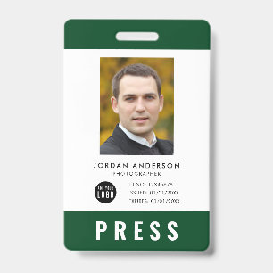 Aangepaste Kleur Logo Toevoegen Foto Fotograaf Per Badge