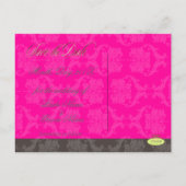 Aangepaste kleur, masker / foto Opslaan van de dat Aankondigingskaart (Achterkant)