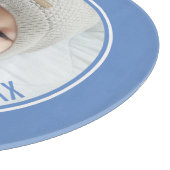 Aangepaste kleur met aangepaste foto's en tekst snijplank (Hoek)