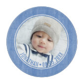 Aangepaste kleur met aangepaste foto's en tekst snijplank (Voorkant)