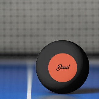 Aangepaste Kleur Minimalistisch Schrift Gepersonal Pingpongballen