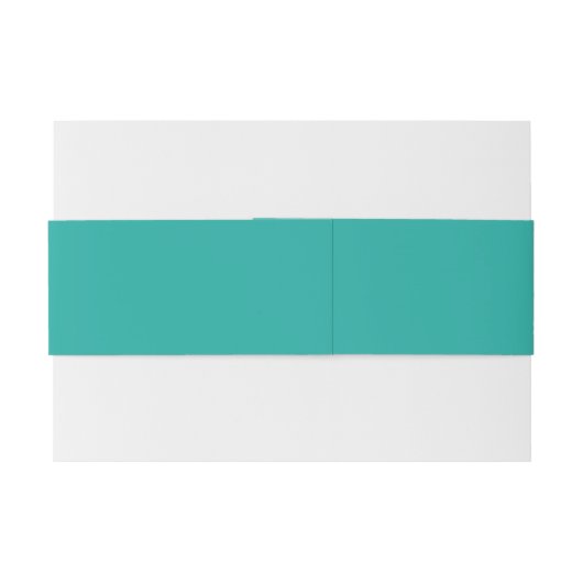 Aangepaste kleur monogram hart Moderne bruiloft Uitnodigingen Wikkel (Achterkant Voorbeeld)