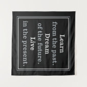 Aangepaste kleur Motivatie Quote tapestry Wandkleed (Voorkant (horizontaal))