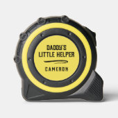 Aangepaste kleur Papa's kleine helper naam Rolmaat (Voorkant)