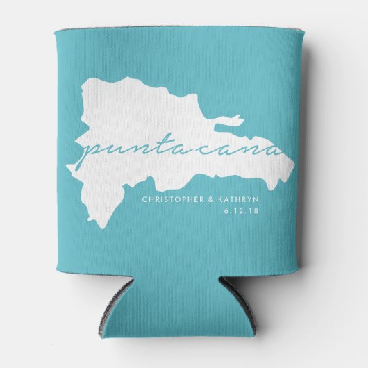 Aangepaste kleur Punta Cana Coozi! Blikjeskoeler (Voorkant)