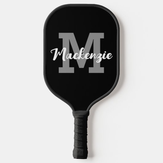 Aangepaste kleur van de Naam van het MonogrammeMan Pickleball Paddle (Achterkant)