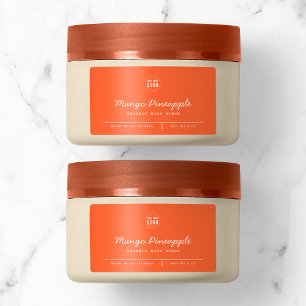 Aangepaste kleur Voeg Logo Script Lines toe Produc Etiket