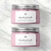 Aangepaste kleur Voeg Logo Script Lines toe Produc Etiket