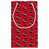 Aangepaste kleur Voeg uw Logo klant winkelwagen Klein Cadeauzakje (Achterkant)