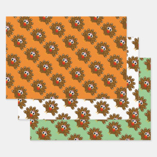 Aangepaste kleur voor de aangepaste cartoon van ka inpakpapier vel