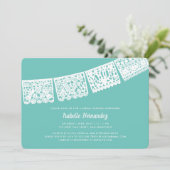 Aangepaste kleur voor moderne papel Picado | VRIJG Kaart (Staand voorkant)