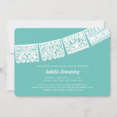 Aangepaste kleur voor moderne papel Picado | VRIJG Kaart (Voorkant)