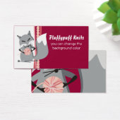 Aangepaste kleur vossengaren breinaalden cadeau la visitekaartjes (Bureau)