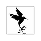 Aangepaste kleur Vreedzame Flying Hummingbird Natu Rubberstempel (Afrduk)