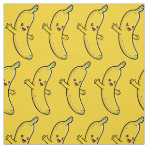 Aangepaste kleuraandoening voor bananen stof