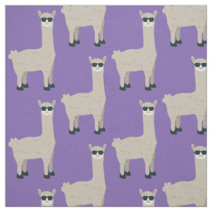 Aangepaste kleuraandoening voor Cool Llama Stof