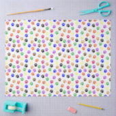 Aangepaste kleurafbeelding en puppy dog Pagina Afd Tissuepapier (Craft)