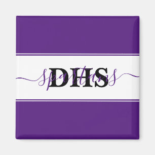 Aangepaste kleurblok voor scholen magneet