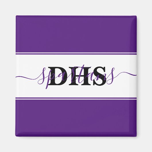 Aangepaste kleurblok voor scholen magneet (Voorkant)