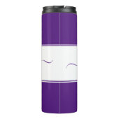 Aangepaste kleurblok voor scholen thermosbeker (Achterkant)