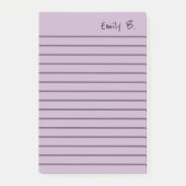Aangepaste kleuren, 4x6 led post-it® notes (Voorkant)