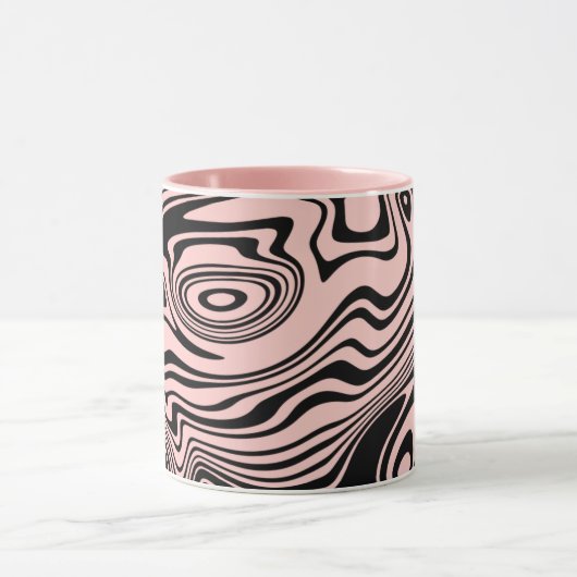 Aangepaste kleuren Art Design Mok - Roze (Midden)