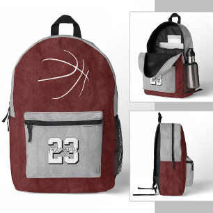 Aangepaste kleuren basketbal atleet bedrukte rugzak