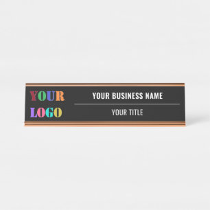 Aangepaste kleuren en lettertype Uw eigen ontwerp Bureau Naambordje