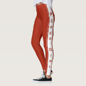 Aangepaste kleuren en tekst Leggings Power Girl - (Links)