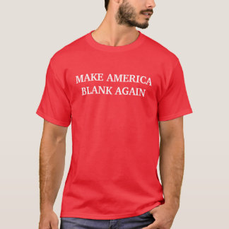 Aangepaste kleuren en tekst maken Amerika weer lee T-shirt
