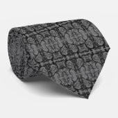 Aangepaste kleuren Modern Design Stropdas - Grijs (Opgerold)