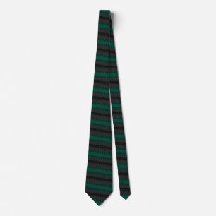 Aangepaste kleuren Modern Striped Stropdas - Blauw