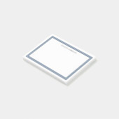 Aangepaste kleuren Moderne klassieke grenzen op ma Post-it® Notes (Schuin)