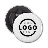 Aangepaste kleuren promotioneel voor bedrijven met button flesopener (Voorkant)