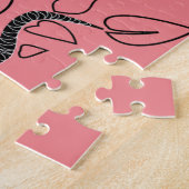 Aangepaste kleuren: puzzel met levensstructuur (Zijkant)