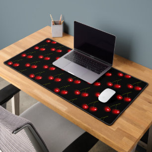 Aangepaste kleuren Red Cherry Black Bureaumat