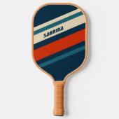 Aangepaste kleuren: rood, wit en blauw pickleball paddle (Achterkant)