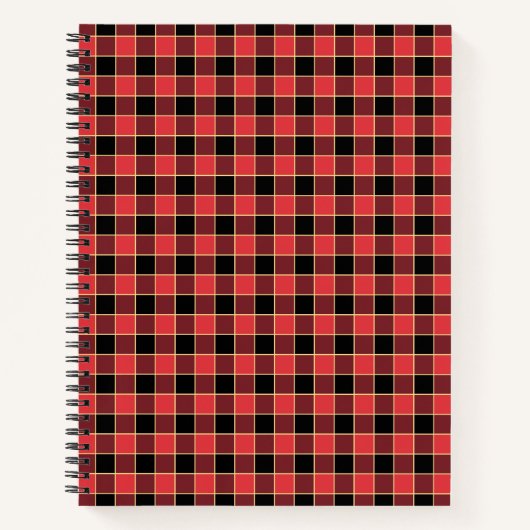 Aangepaste kleuren SVG van het aangepaste patroon Notitieboek (Voorkant)