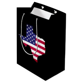 Aangepaste kleuren Texas USA American Flag Stars/S Medium Cadeauzakje