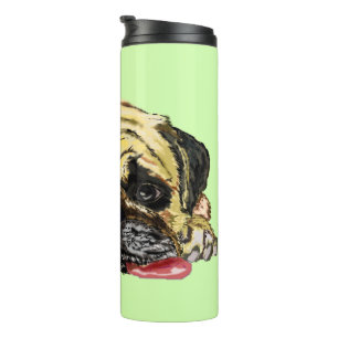 Aangepaste kleuren thermische getumbler met Funny  Thermosbeker