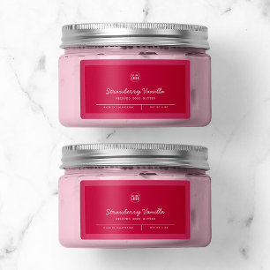 Aangepaste kleuren toevoegen Logo Script-lijnen Pr Etiket