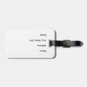 Aangepaste kleuren voor bewustmakingslint bagagelabel (Achterkant horizontaal)