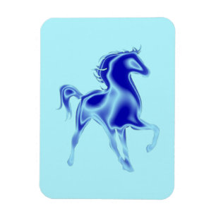 Aangepaste kleuren voor Blue Horse Magnet Magneet